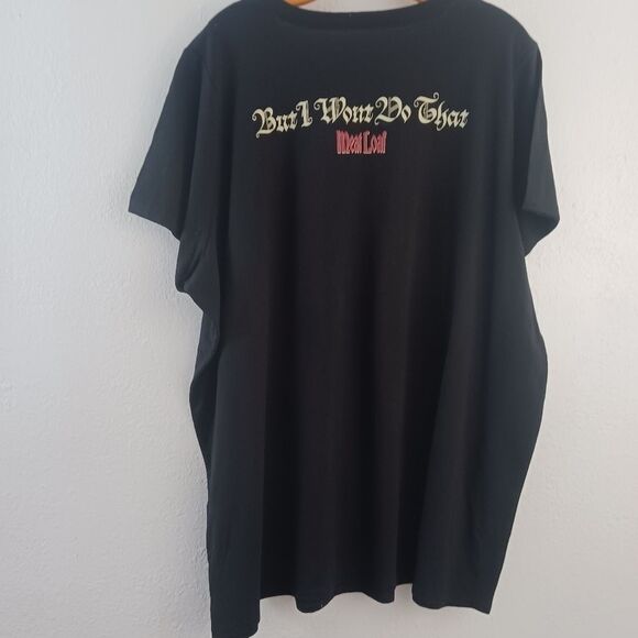 Torrid Meatloaf Classic Fit Cotton Crew neck shott slerve black  Tee size 4X - Picture 5 of 5